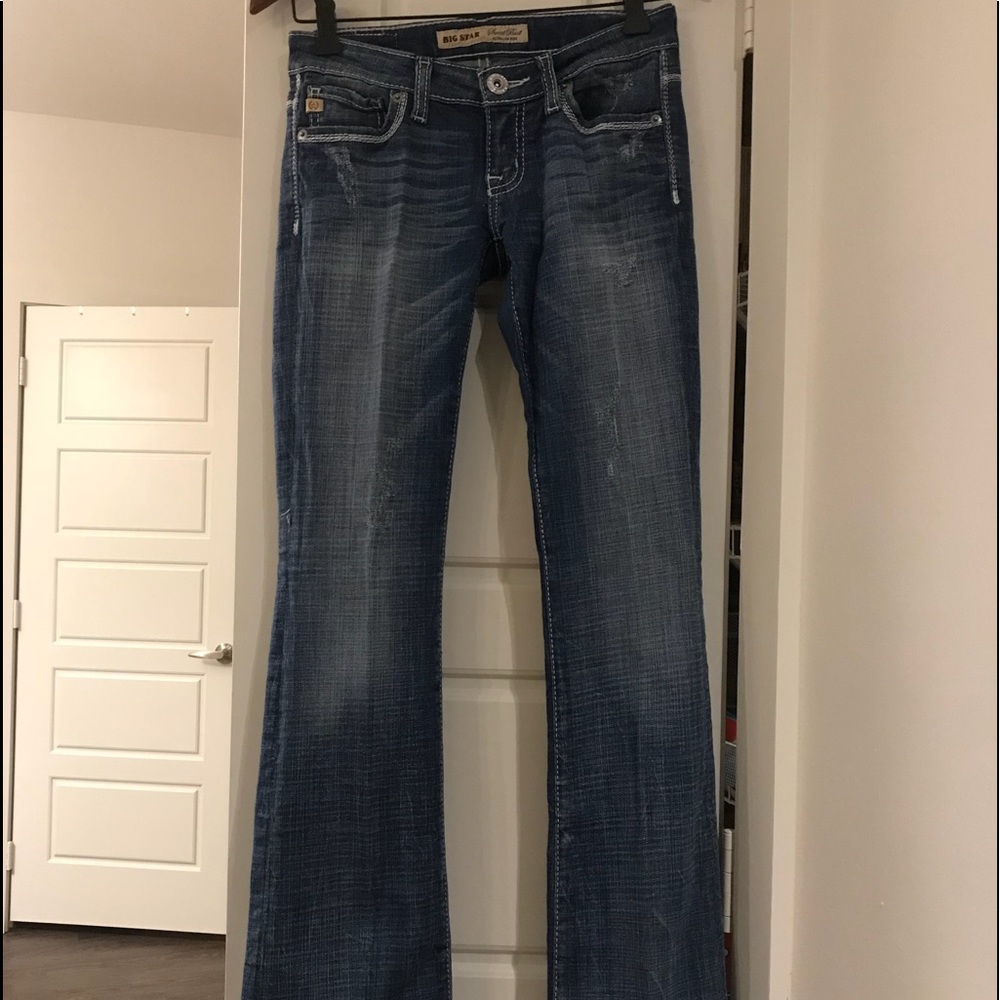 Big Star Sweet Boot Ultra Low Rise Jeans